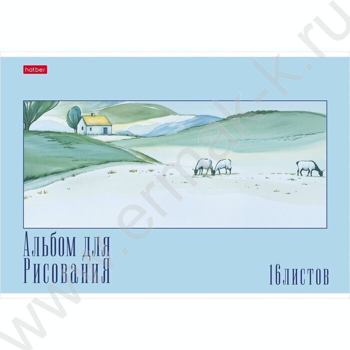Альбом д/рисования 16л "Лето на ферме" /ламинация Soft-touch/ ассорти | Фото 2