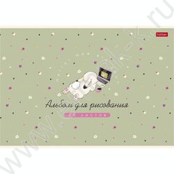 Альбом д/рисования 20л "Милашка Банни" /ламинация Soft-touch/ 5видов NEW | Фото 4