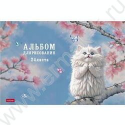 Альбом д/рисования 24л "Пухляши" /мат ламин,тиснение/ 5видов NEW | Фото 5