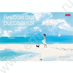 Альбом д/рисования 40л "Наедине с собой" /ламинация Soft-touch/ 5видов NEW | Фото 3