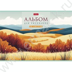 Альбом д/рисования 48л "Дыхание природы" /мат.лам./тиснение/ ассорти NEW | Фото 5