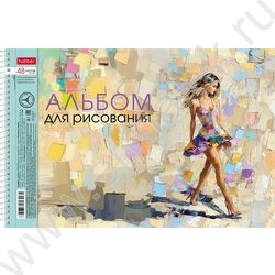 Альбом д/рисования-спираль 48л "Образы света" /перфорация/ 4вида NEW | Фото 3