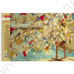 Альбом д/рисования-спираль 48л "Образы света" /перфорация/ 4вида NEW | Фото 4