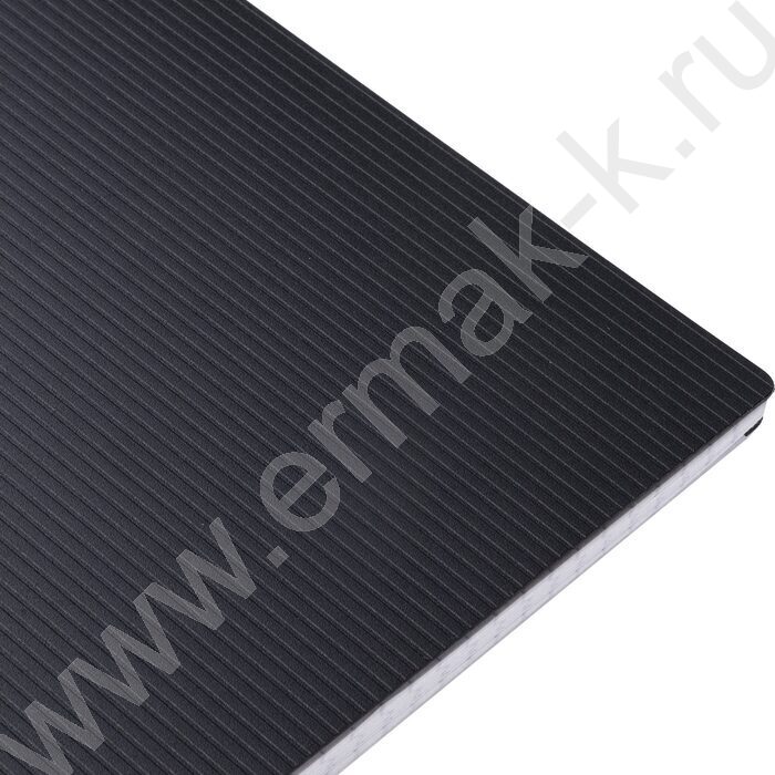 Тетрадь  80л А4 клетка/спираль/пластик.обл./многоуров.перфорация/ "VELVET  Черная" | Фото 3