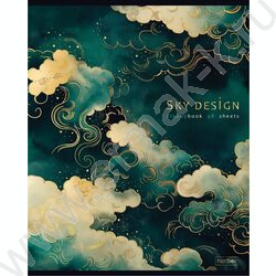 Тетрадь  48л клетка "Sky design" /3D фольга /мат.лам. /5видов NEW | Фото 2