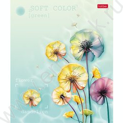 Тетрадь  80л клетка "Эстетика цветов" /ламинация Soft-touch/ 5видов NEW | Фото 4