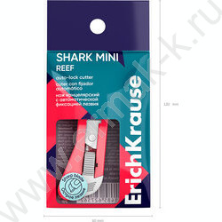 Нож канцелярский 13мм Shark Mini Reef, Auto-lock пластик /ассорти /европодвес NEW | Фото 5