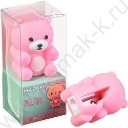 Точилка 1отв. пластик Teddy Bear NEW | Фото 2