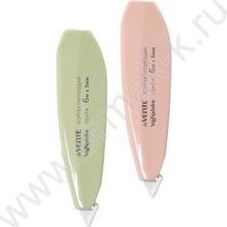 Корректирующая лента 5мм* 6м "sigNATURE", ассорти, фронт. аппликатор, сдвигаемый в одно кас. кол NEW | Фото 1