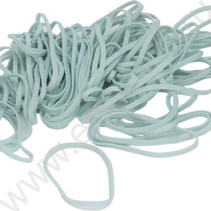 Резинка банковская / 100г 60мм, синтечиский каучук "sigNATURE, оливковые | Фото 1