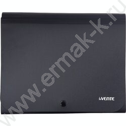 Папка картотека 13отд. Uno Black, А5, черная NEW | Фото 1