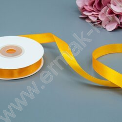 Лента атлас 1,2см*22,85м 25ярд светло-оранжевая NEW | Фото 2