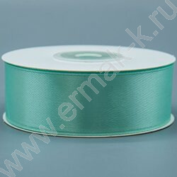 Лента атлас 2,5см*22,85м 25ярд тиффани | Фото 1