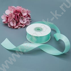 Лента атлас 2,5см*22,85м 25ярд тиффани | Фото 2