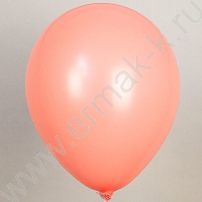 Шар воздушный 10" Пастель лососевый/Salmon | Фото 1
