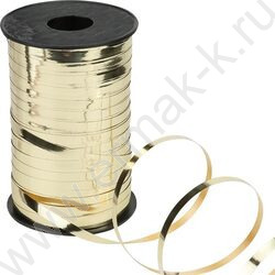 Лента декоративная золотистая 5мм*250м NEW | Фото 1