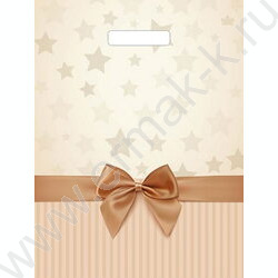 Пакет вырубной 40*31см/60 мкм Звезды в подарок NEW | Фото 1