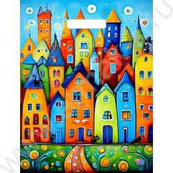 Пакет вырубной 40*31см Сочные краски NEW | Фото 1