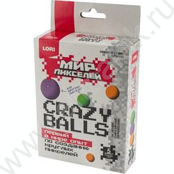 Набор д/творчества "Химические опыты. Crazy balls. Мир пикселей. Зелёные, сиреневые, оранжевые" NEW | Фото 1