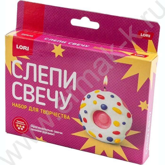 Набор д/творчества Слепи свечу "Пончик" NEW | Фото 1