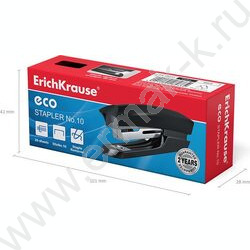 Степлер №10  20л пластик ECO черный | Фото 5