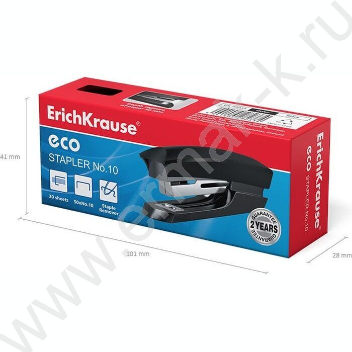 Степлер №10  20л пластик ECO черный | Фото 5