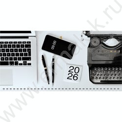 Календарь квартальный на 4-х гребнях /4месяца/ 2026г "Office work" NEW | Фото 2