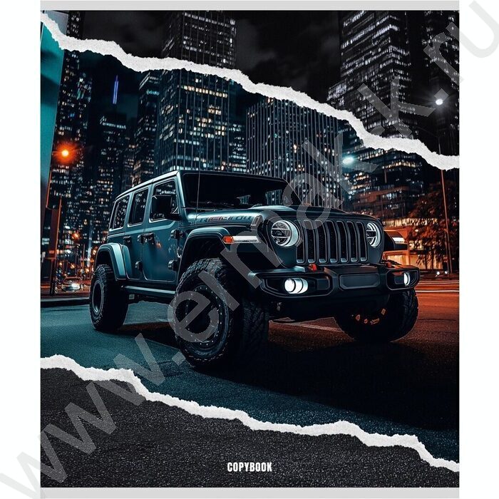 Тетрадь  48л клетка "Яркие машины в городе" /твин-лак/ ассорти | Фото 2