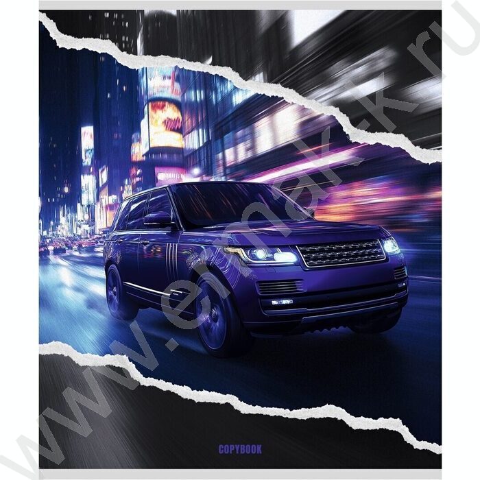 Тетрадь  48л клетка "Яркие машины в городе" /твин-лак/ ассорти | Фото 3