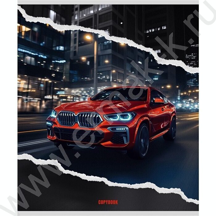 Тетрадь  48л клетка "Яркие машины в городе" /твин-лак/ ассорти | Фото 4