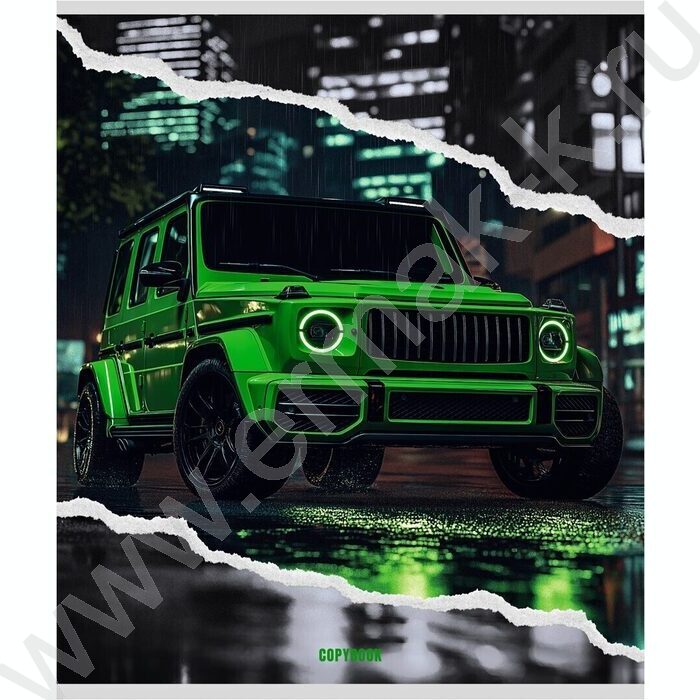 Тетрадь  48л клетка "Яркие машины в городе" /твин-лак/ ассорти | Фото 6