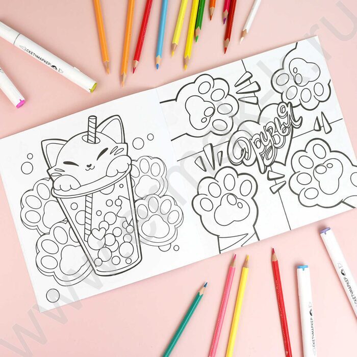 Раскраска 2115*215 Раскрась Таба-лапки | Фото 7