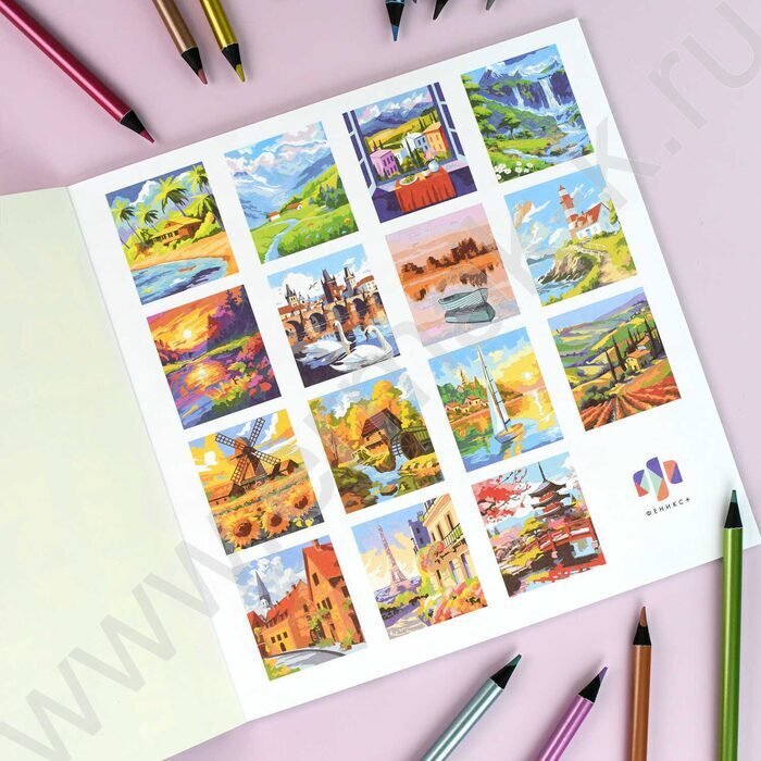 Раскраска 215*215 Картины по номерам.Пейзажи | Фото 2