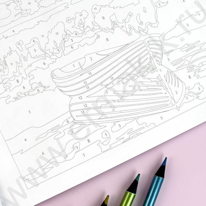 Раскраска 215*215 Картины по номерам.Пейзажи | Фото 4