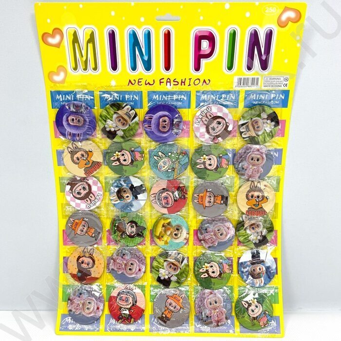 Набор значков Ø 4,5см "Монстрики"  /30шт | Фото 1