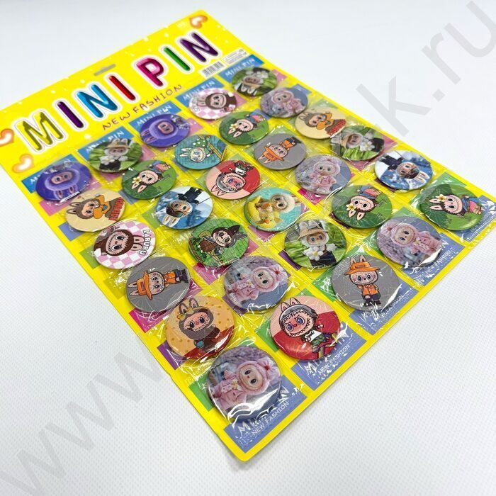 Набор значков Ø 4,5см "Монстрики"  /30шт | Фото 2