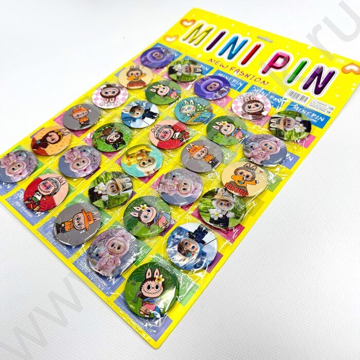 Набор значков Ø 4,5см "Монстрики"  /30шт | Фото 3