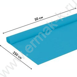 Бумага креповая 50*250см Голубая 32г/м2 NEW | Фото 3