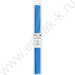 Бумага креповая 50*250см Небесно-голубая 32г/м2 NEW | Фото 1