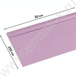 Бумага креповая 50*250см Светло-сиреневая 32г/м2 NEW | Фото 3
