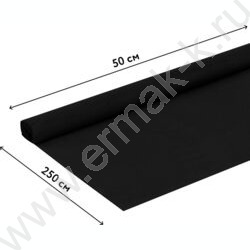 Бумага креповая 50*250см Черная 32г/м2 NEW | Фото 3