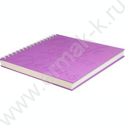 Скетчпад  40л 210*210 тв.обл./спираль "Кот и лаванда" белый офсет 160 г/м² NEW | Фото 3