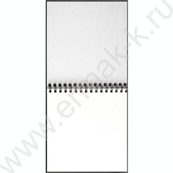 Скетчпад  40л 210*210 тв.обл./спираль "Девушка с маками" белый офсет 160 г/м² NEW | Фото 4