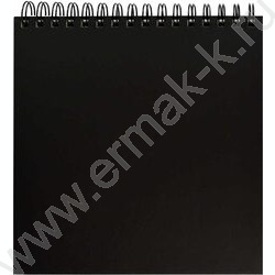 Скетчпад  40л 210*210 тв.обл./спираль "Девушка с маками" белый офсет 160 г/м² NEW | Фото 7