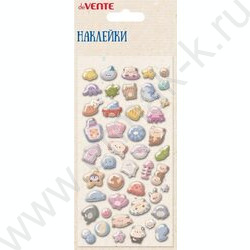 Наклейки эпоксидные 3D "Подводный мир", в том числе для телефона, размер карточки 9*17,5см NEW | Фото 1