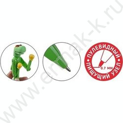 Ручка шар Boxing Dino синяя 0,7мм/пл.корпус ,cменный стержень 63мм NEW | Фото 2