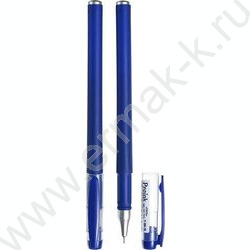 Ручка гелевая синяя 0,5мм Tinta /игла,корпус пл.цветной.сменный стержень 130 мм NEW | Фото 1