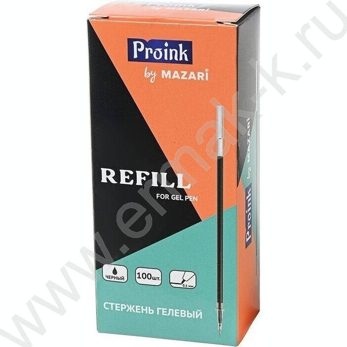 Стержень гел. черный 130мм 0,5мм /игла/ NEW | Фото 2