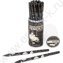 Карандаш цанговый механический 2,0мм с точилкой Black excellence Гуси | Фото 2