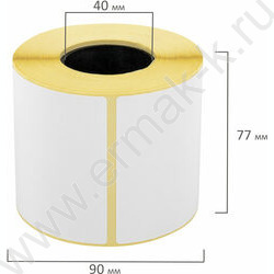Термоэтикетка 75*120мм "Эко" рулон /300шт | Фото 5